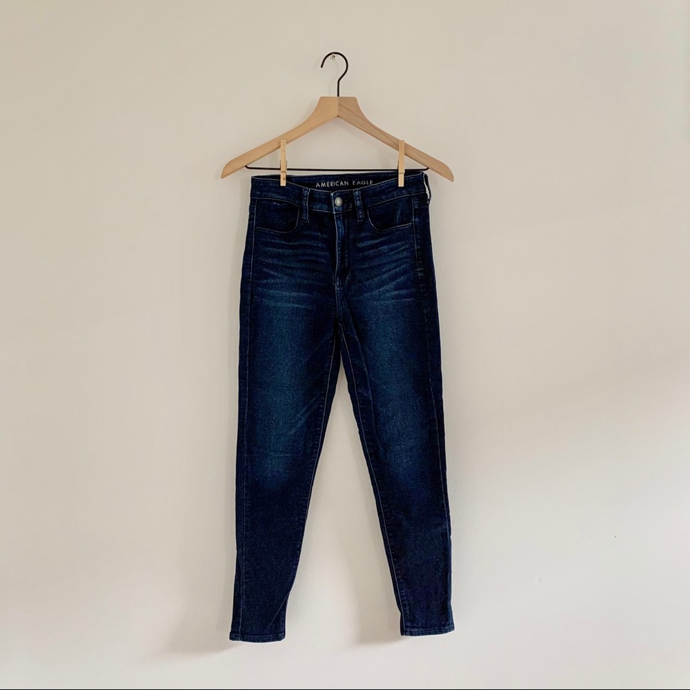 American Eagle Super High Rise Jegging Short Size 2 - Picture 6 of 6
